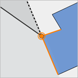 Feature-to-feature snapping